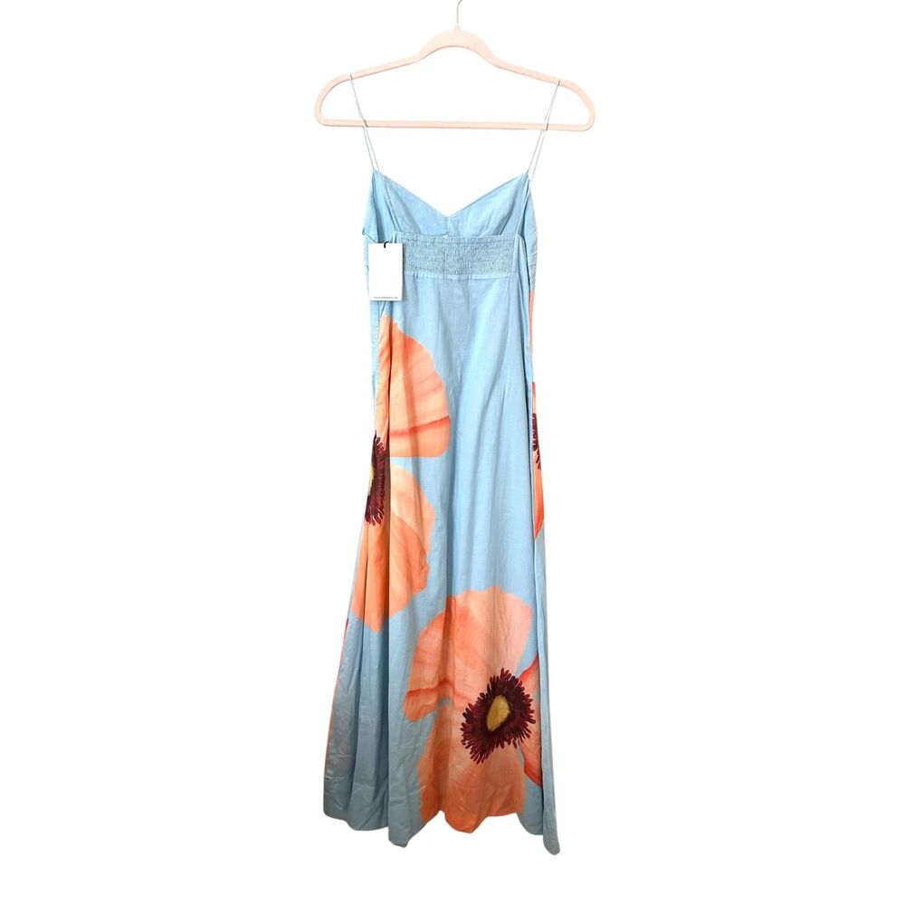 SUMMER AWAY Alfama Maxi Dress Poppy Azure Small NEW NWT - Picture 4 of 7